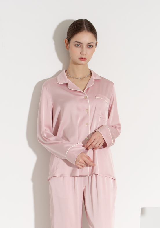 Beauty Skin Pajamas Set - Baby Pink